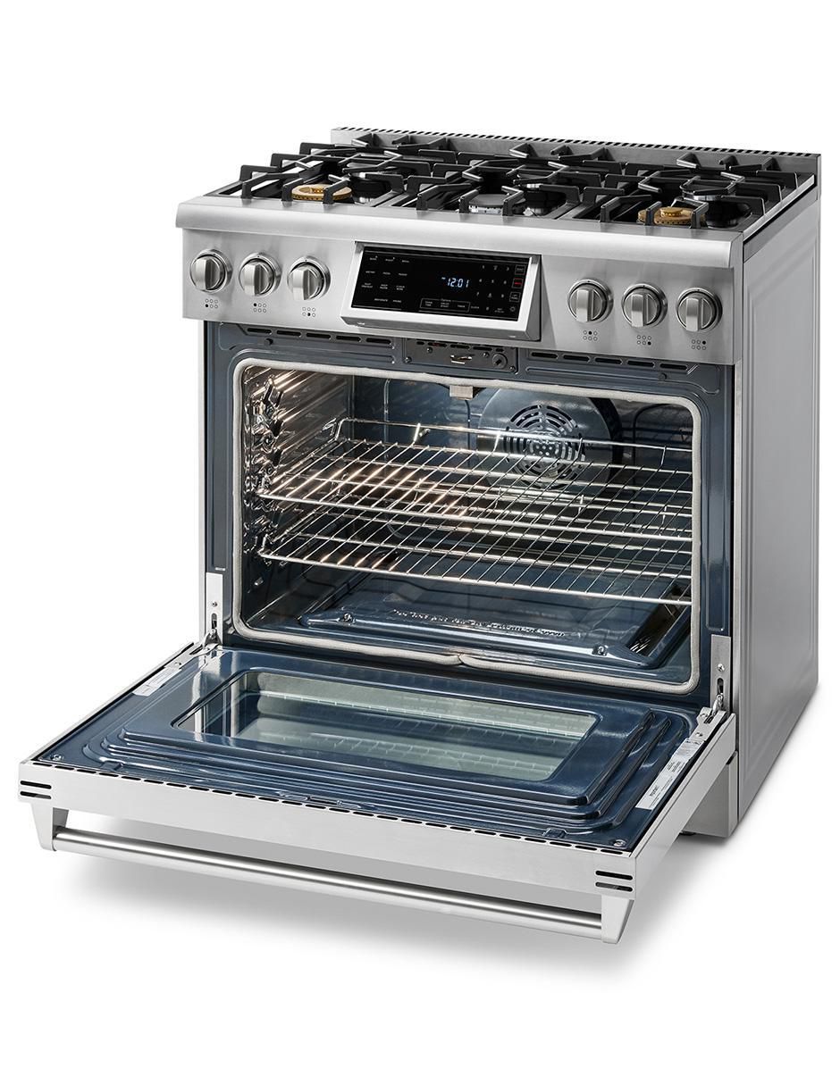 Estufa de piso a gas lp 90 cm TRG3601LP de 6 quemadores