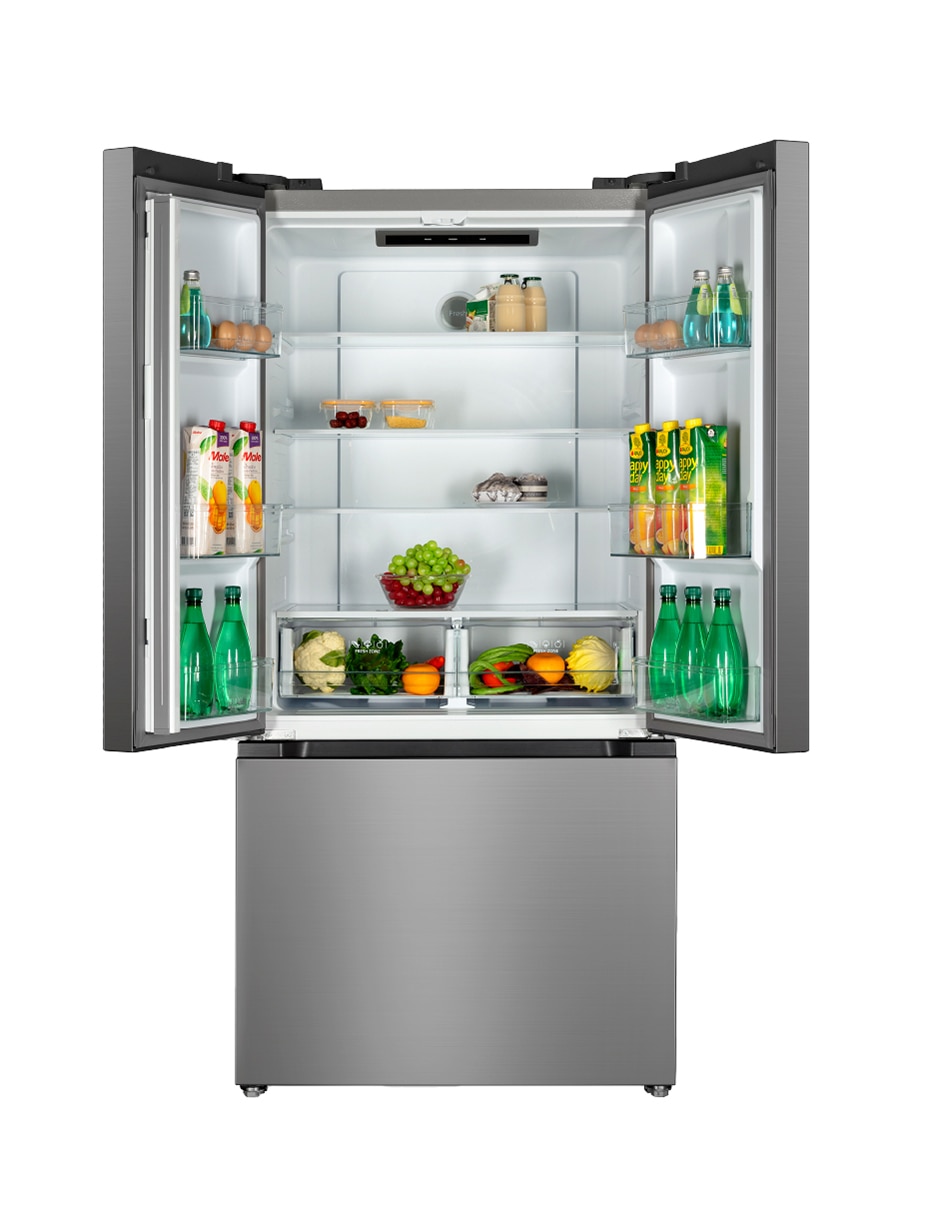 Refrigerador french door Tcl 18 pies cúbicos inverter y no frost TFR18SI