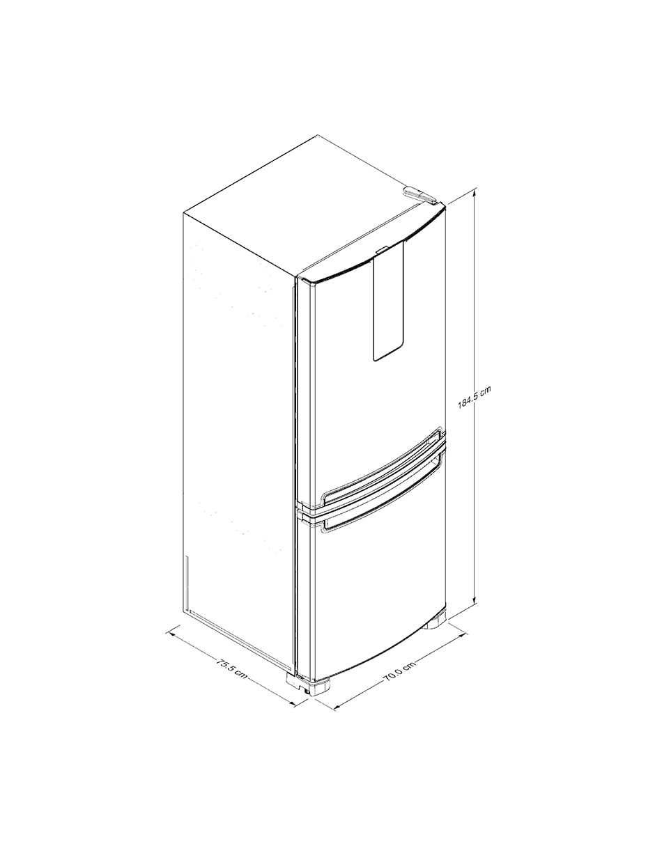 Refrigerador bottom mount Whirlpool 16 pies cúbicos inverter y no frost WRE56CKTWW