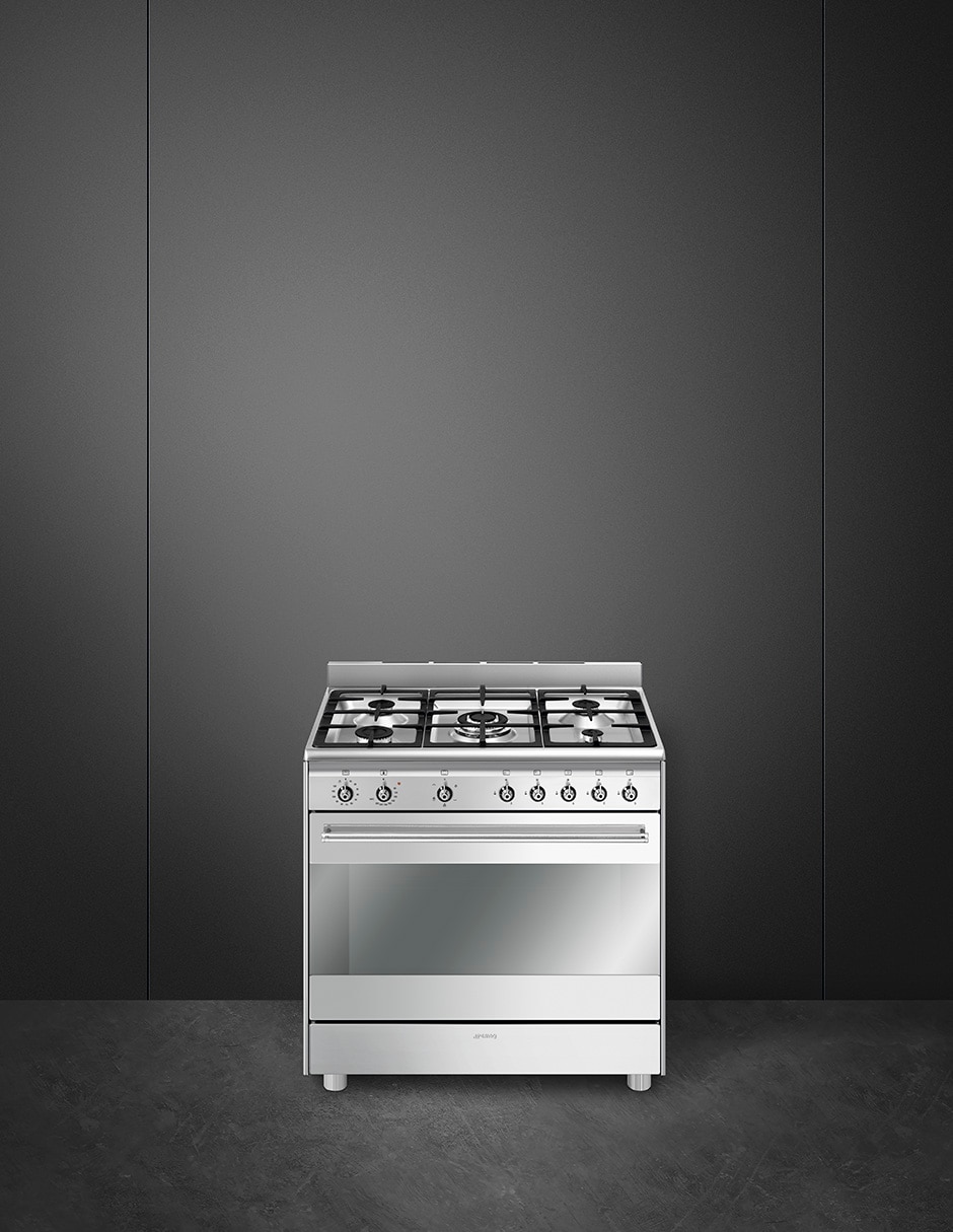 Estufa de piso a gas natural/lp 90 cm SX91VJM2 de 5 quemadores Estufa de piso a gas natural/lp 90 cm SX91VJM2 de 5 quemadores
