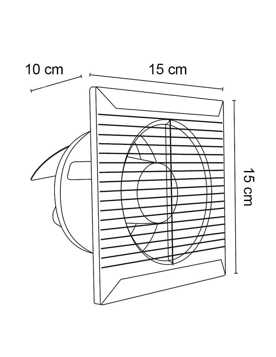 Extractor de aire EXTAI4P12WBL 7