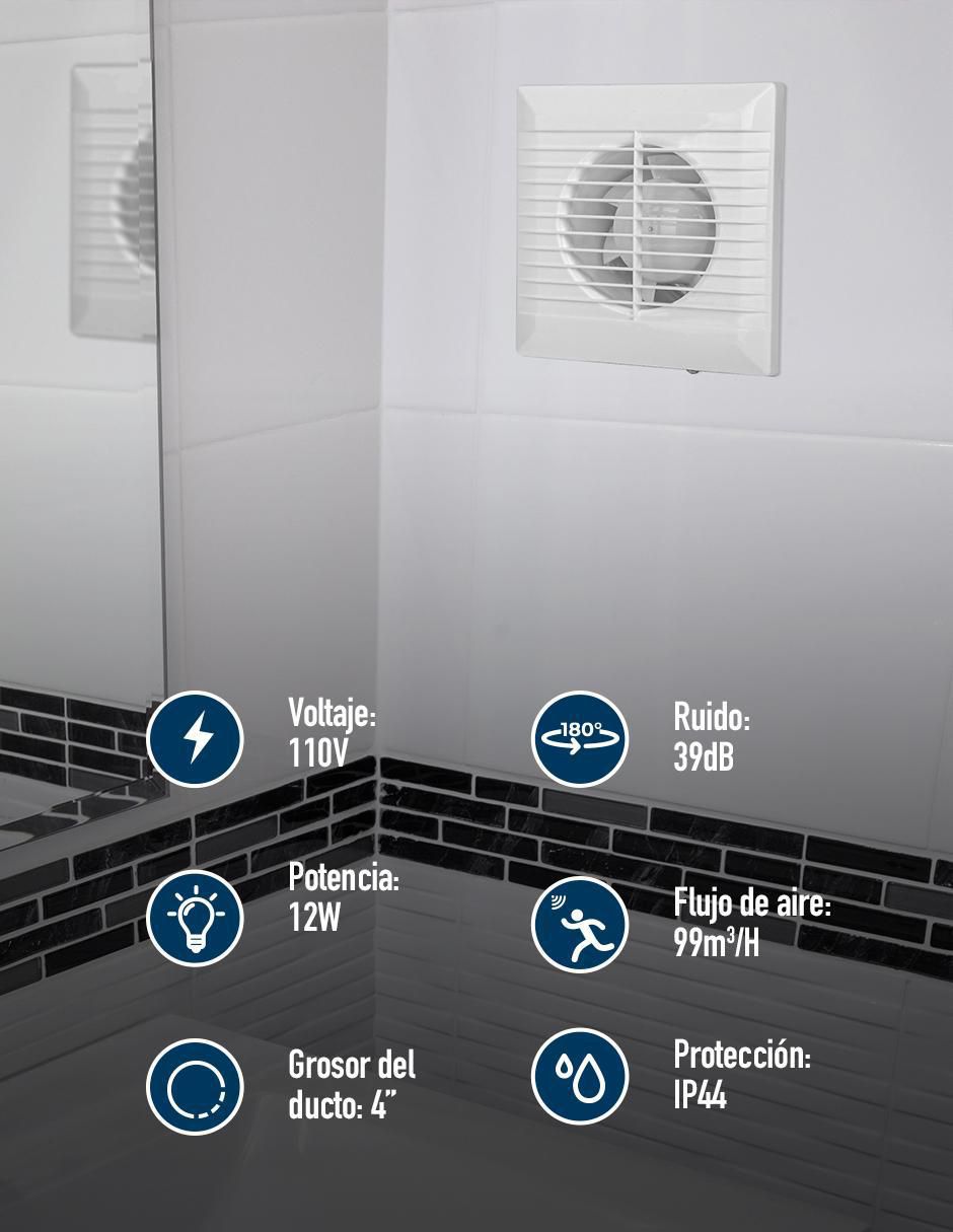 Extractor de aire EXTAI4P12WBL 2