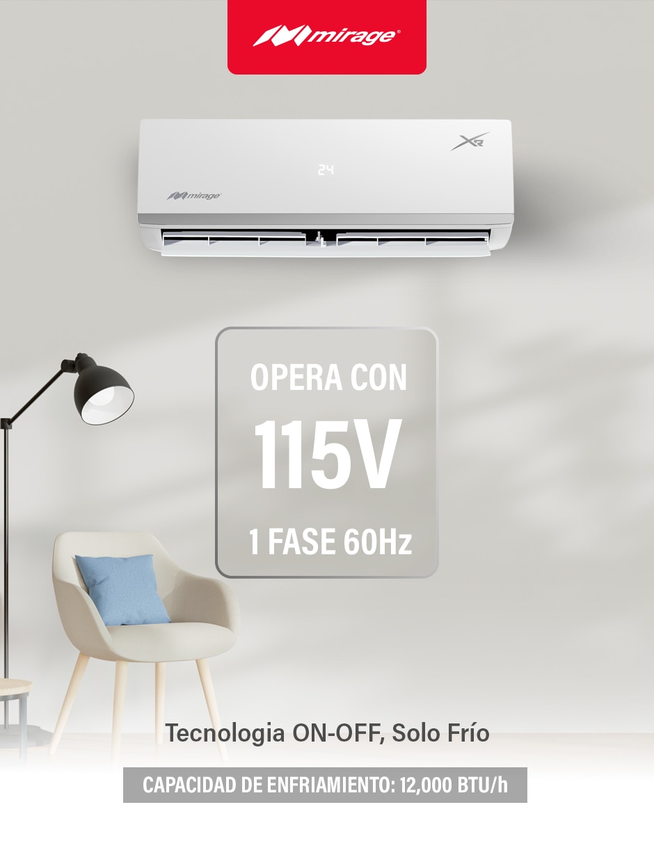 Aire acondicionado mini split Frío SETCXF120T 5