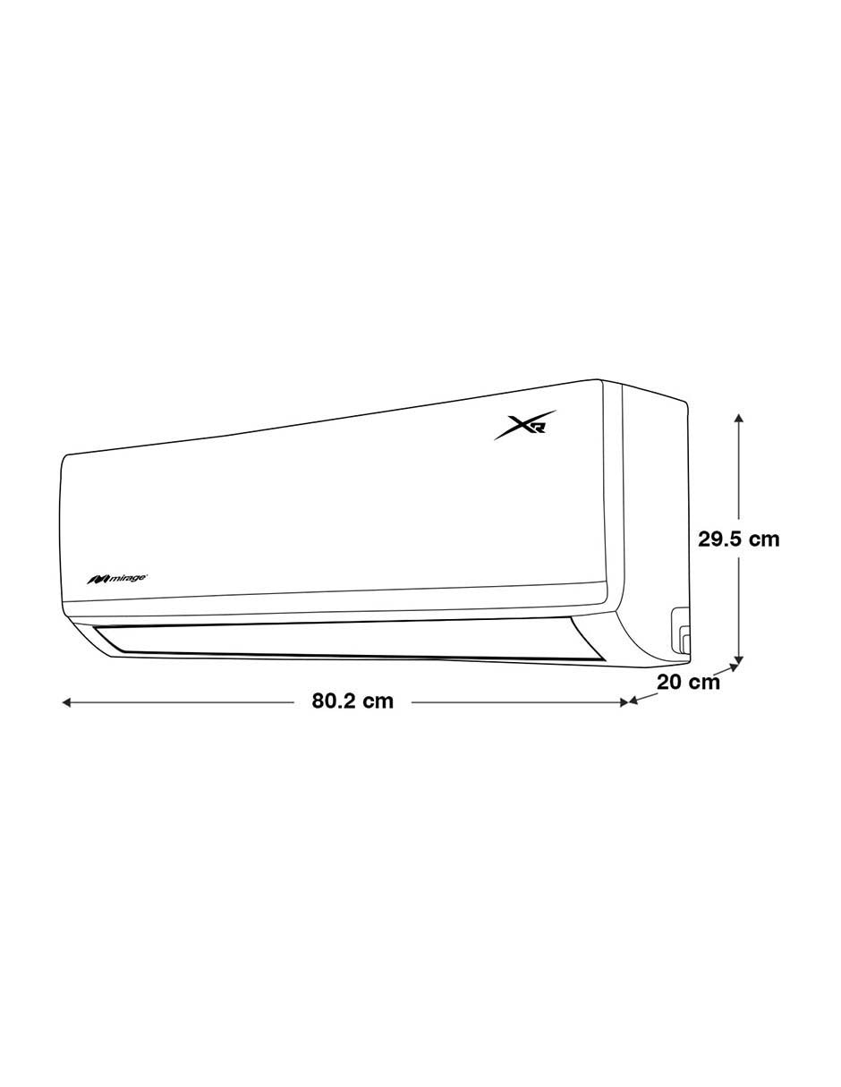 Aire acondicionado mini split Frío y calor SETCXC121T 220 V 4