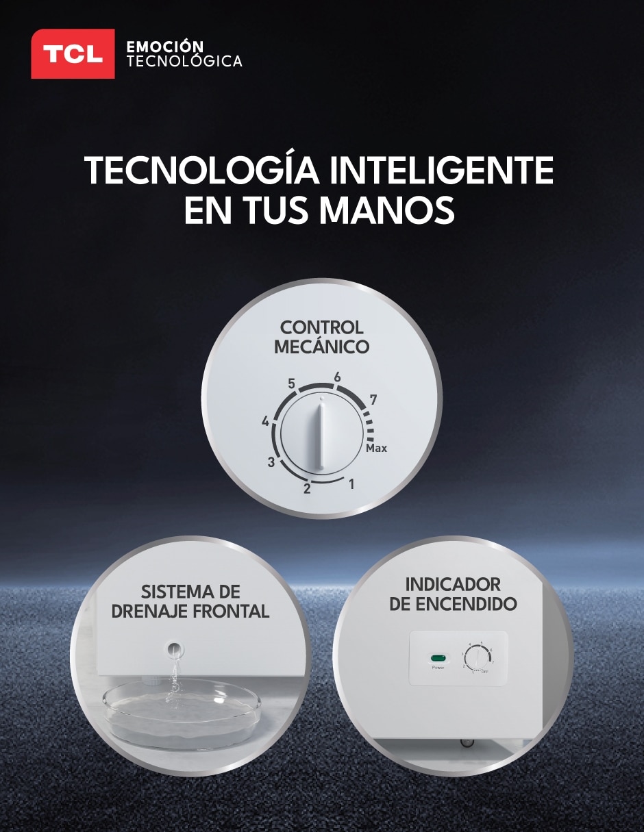 Congelador Tcl TCF-09W horizontal 9 pies cúbicos