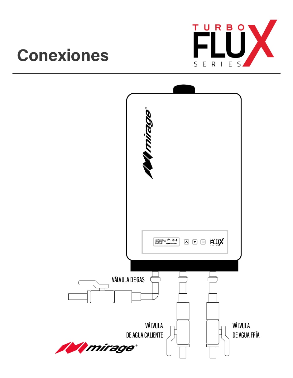 Calentador de paso MBF16AF 16 L Gas LP 4