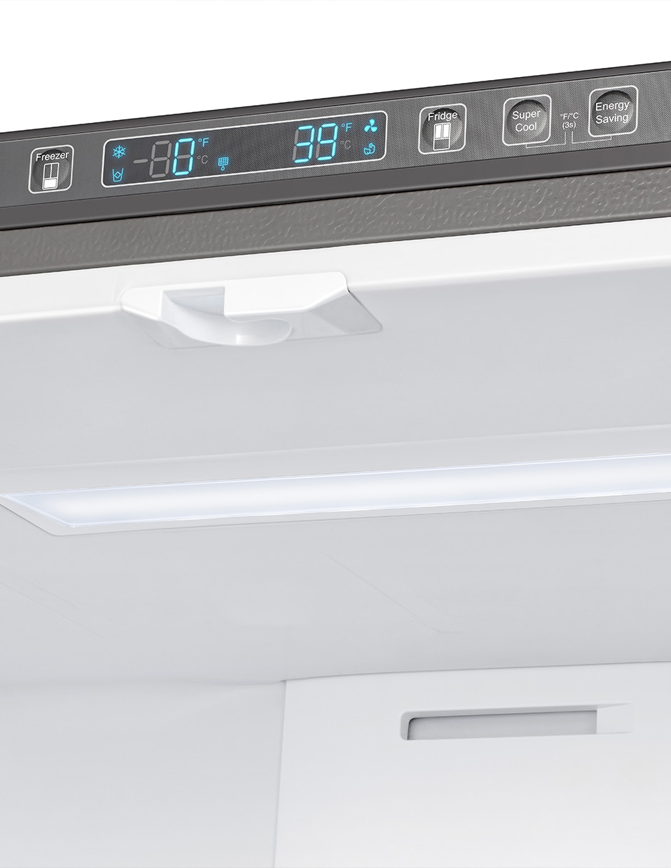 Refrigerador french door 27 pies cúbicos inverter y no frost y fábrica de hielo RF27N6ISX 3