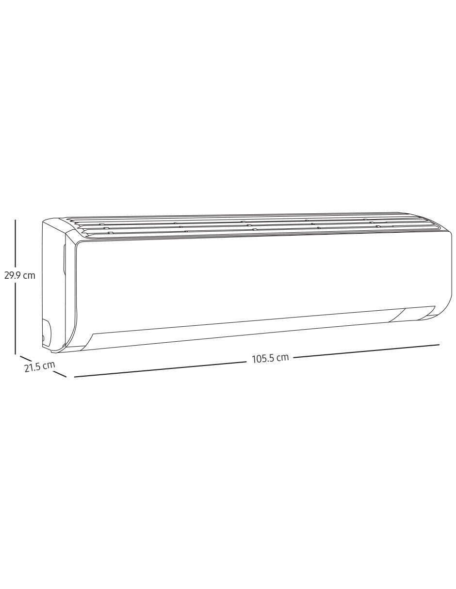 Aire acondicionado mini split inverter Samsung Frío y calor 18000 BTU AR70F18C1CB/AX 220 V
