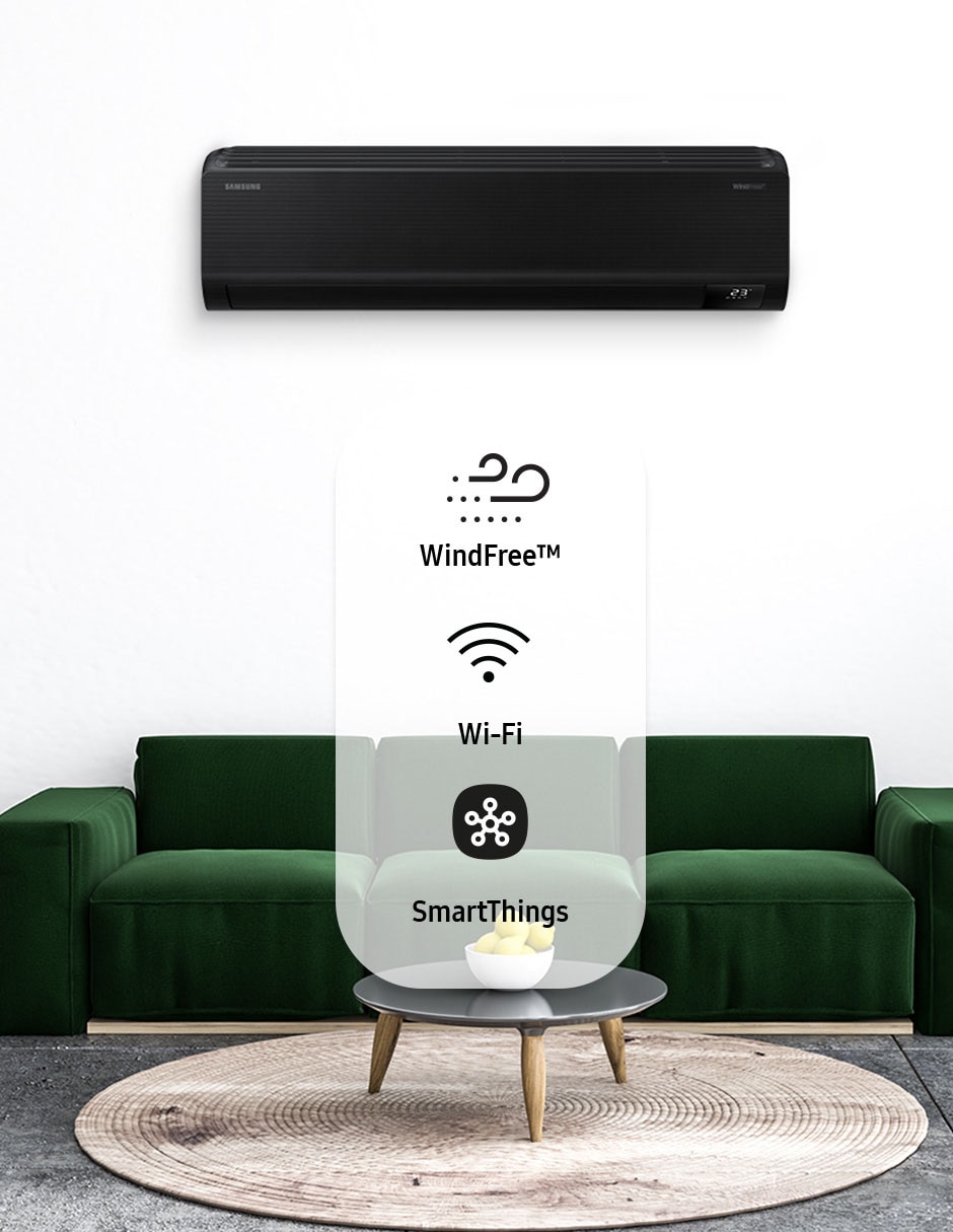 Aire acondicionado mini split inverter Samsung Frío y calor 18000 BTU AR70F18C1CB/AX 220 V