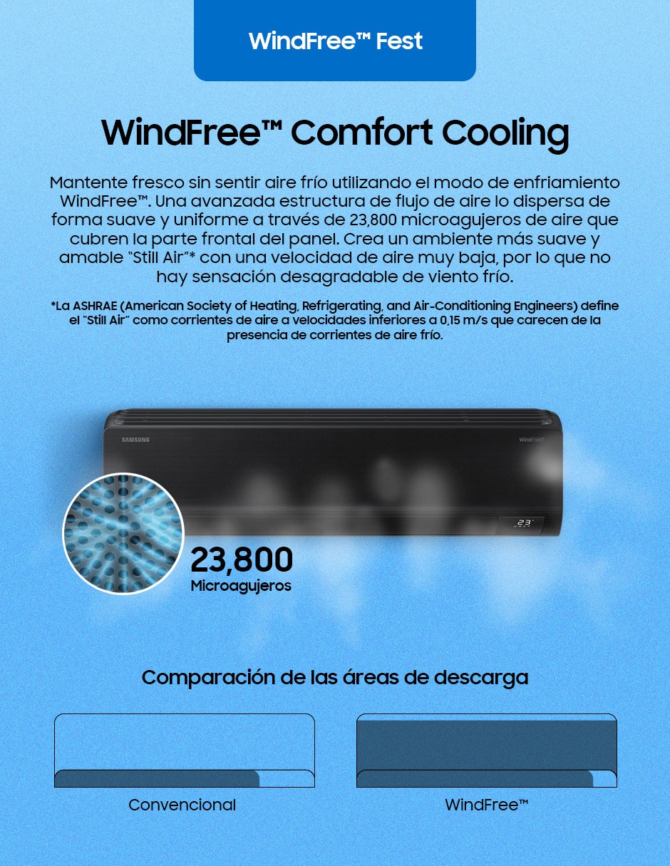 Aire acondicionado mini split inverter Samsung Frío y calor 18000 BTU AR70F18C1CB/AX 220 V