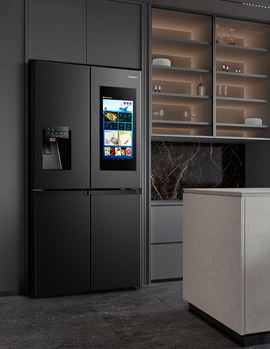 Refrigerador french door Hisense 20 pies cúbicos inverter y no frost y fábrica de hielo RC20N6HBX1