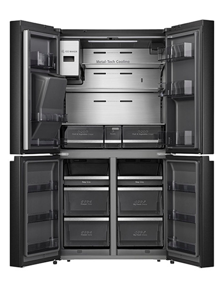 Refrigerador french door Hisense 20 pies cúbicos inverter y no frost y fábrica de hielo RC20N6HBX1