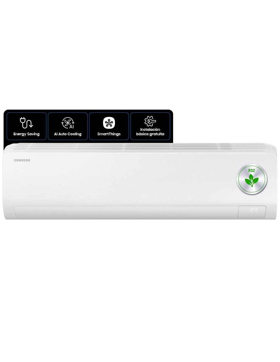 Aire acondicionado mini split inverter Samsung Frío 18000 BTU AR50F18D1BH/AX 220 V