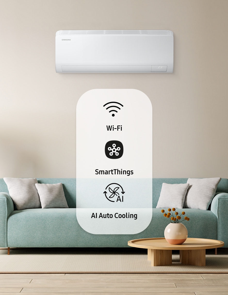 Aire acondicionado mini split inverter Samsung Frío 12000 BTU AR50F12D1BH/AX 220 V