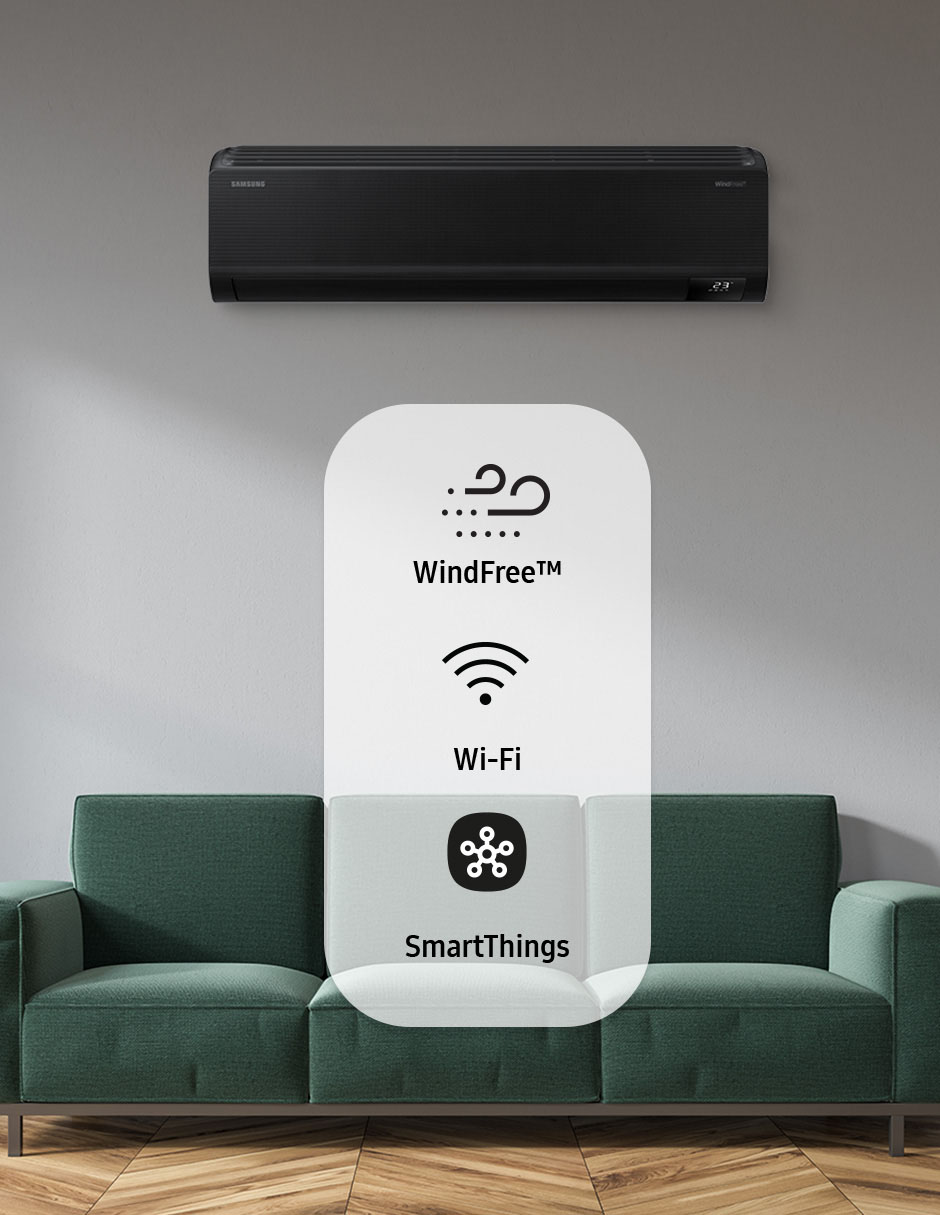 Aire acondicionado mini split inverter Samsung Frío AR70F18D1AB/AX 220 V