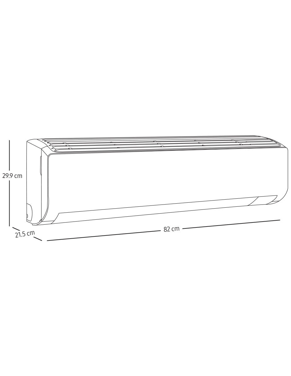 Aire acondicionado mini split inverter Windfree Frío AR60F12D1FW/AX 220 V 12