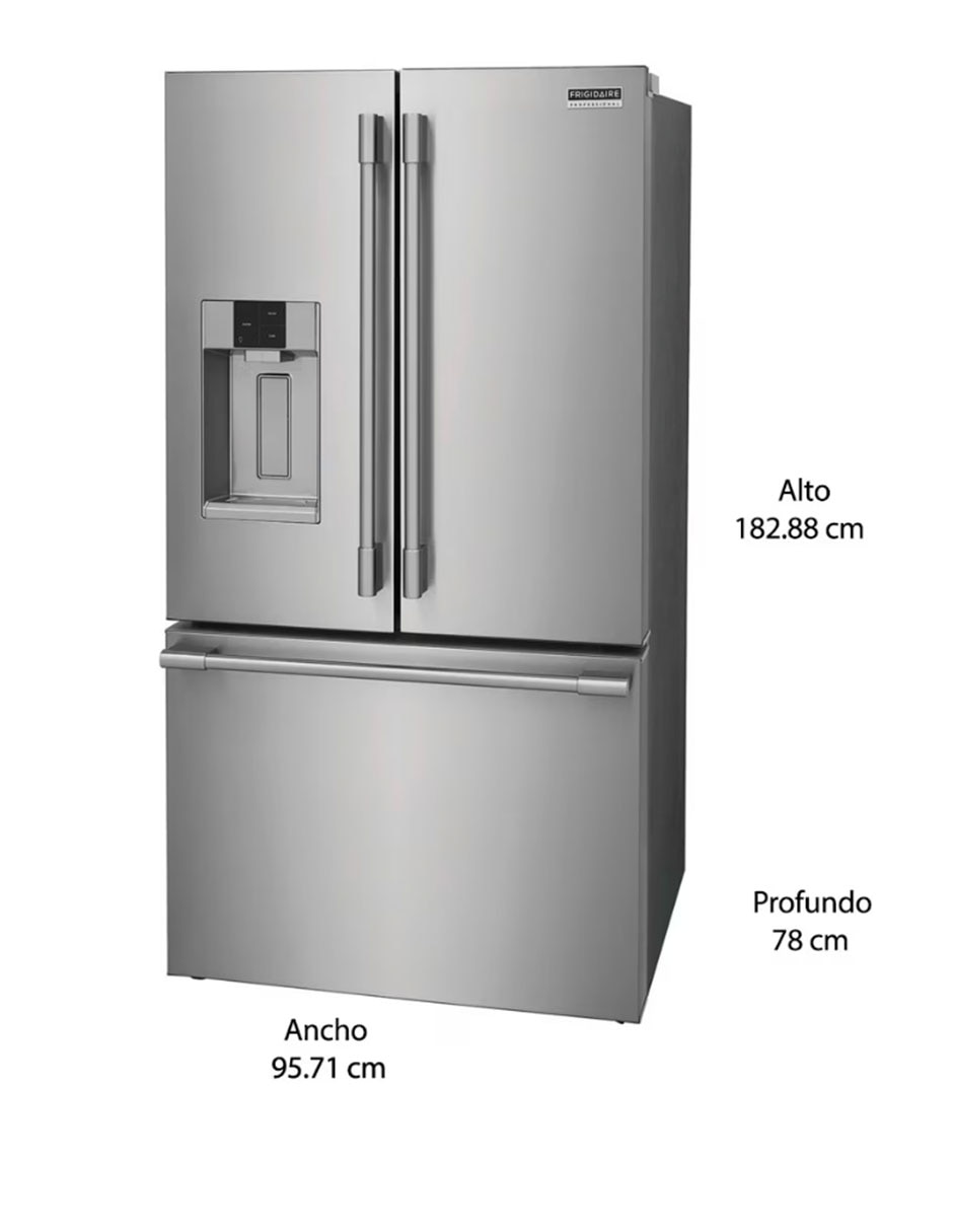 Refrigerador french door 23 pies cúbicos inverter no frost fábrica de hielo PRFC2383AF 8