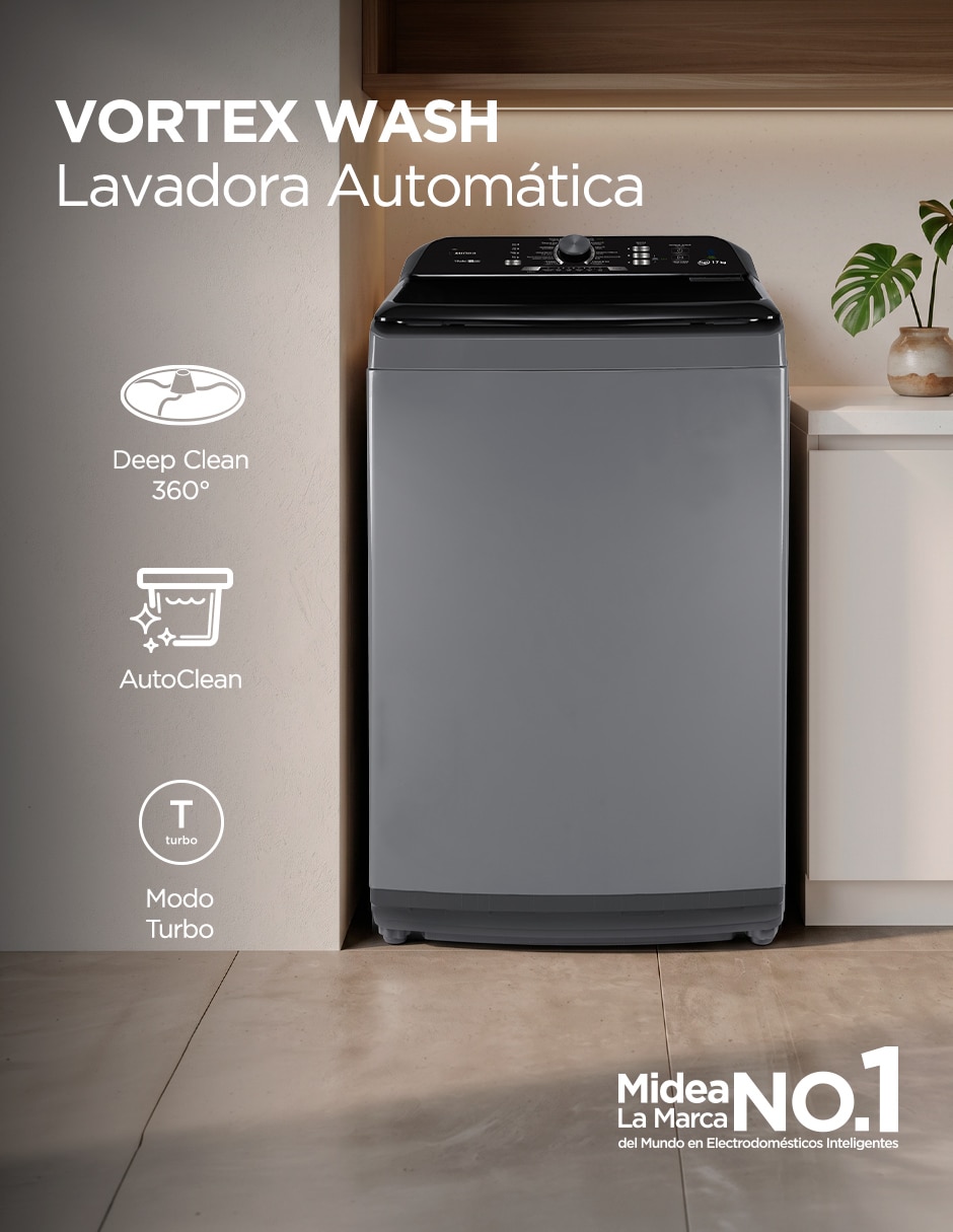 Lavadora 18 kg automática carga superior ma500w18/g 2
