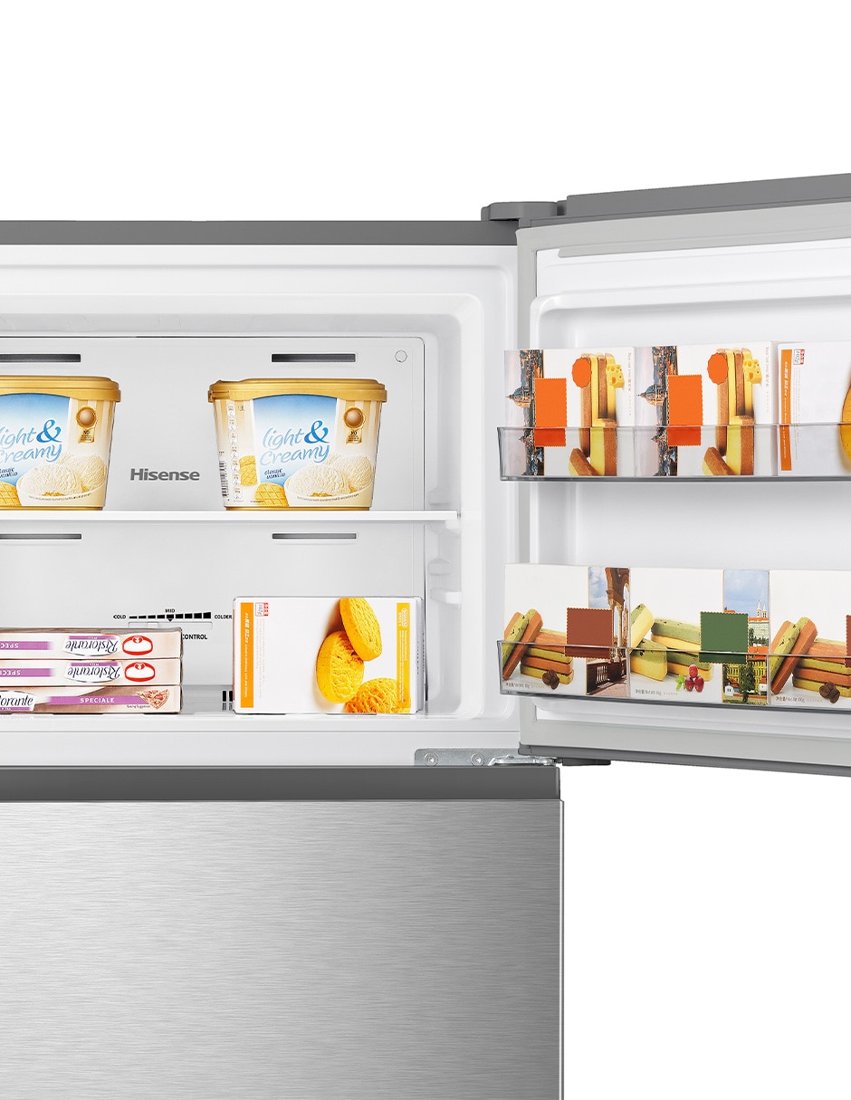 Refrigerador top mount Hisense 19 pies cúbicos no frost RT19N6ACX