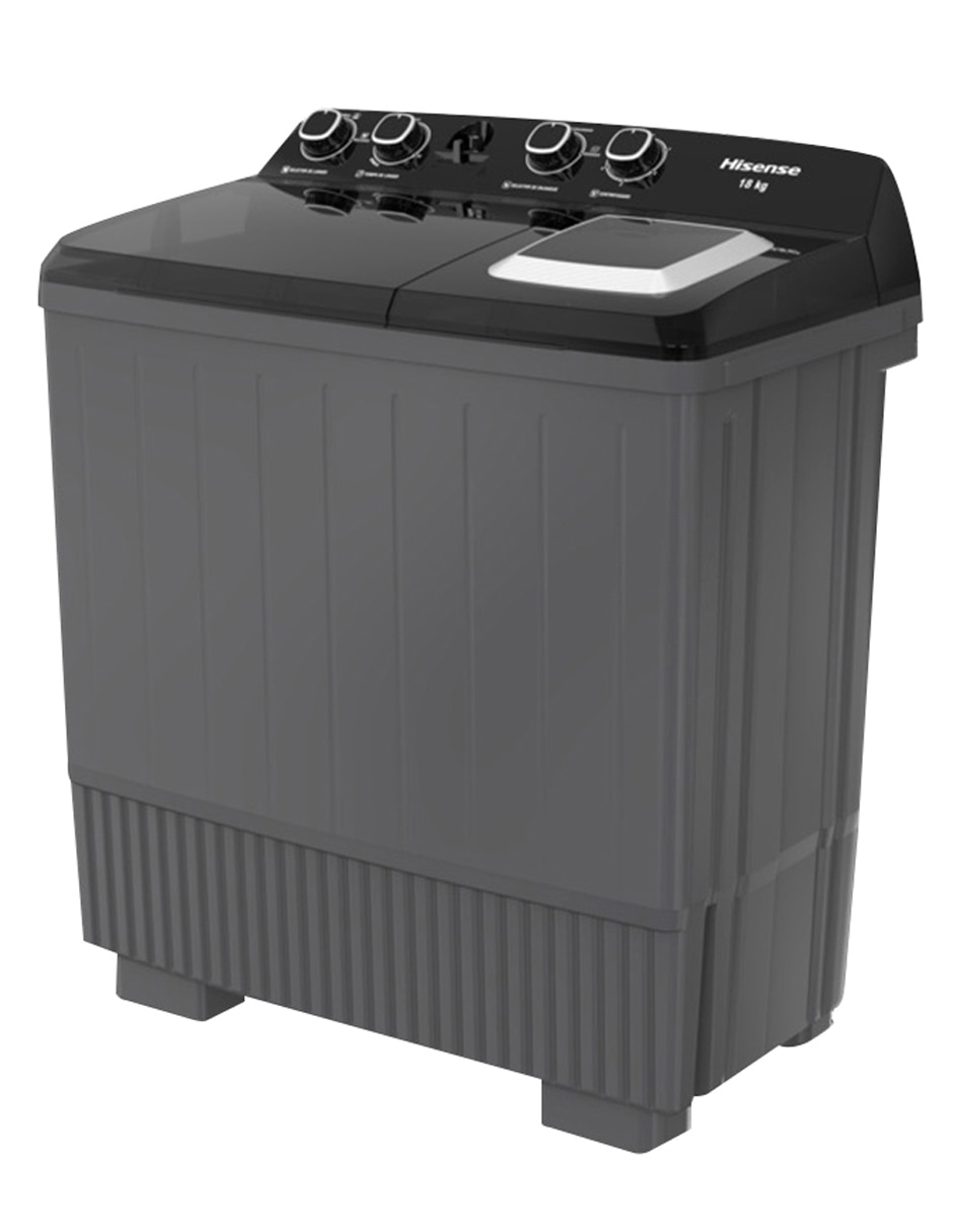 Lavadora doble tina 18 kg semiautomática carga superior WSA1804P 7
