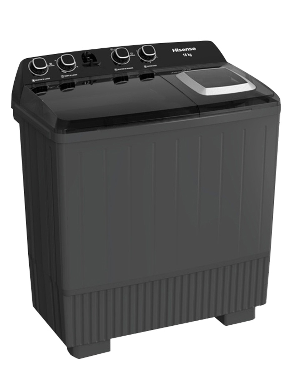 Lavadora doble tina 18 kg semiautomática carga superior WSA1804P 8