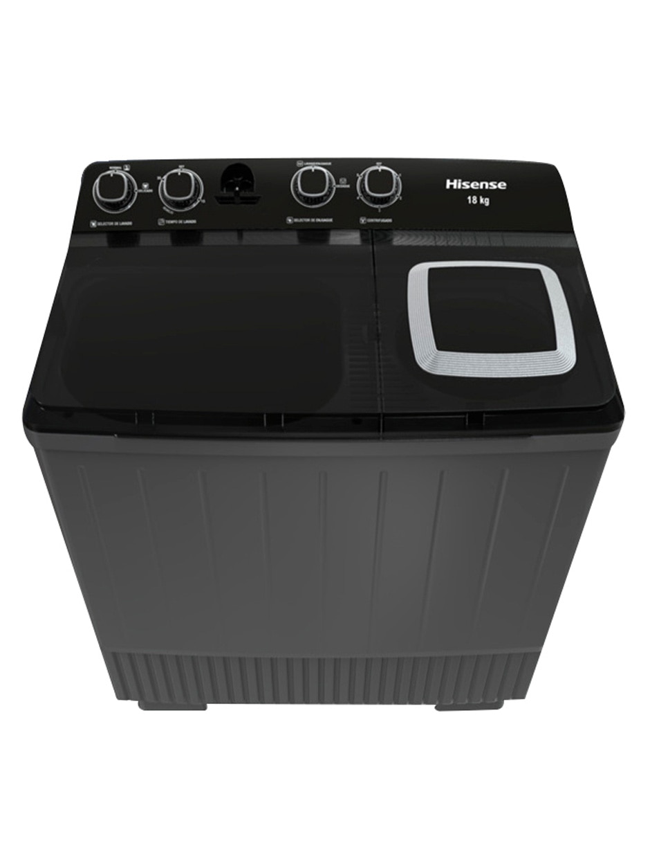 Lavadora doble tina 18 kg semiautomática carga superior WSA1804P 10