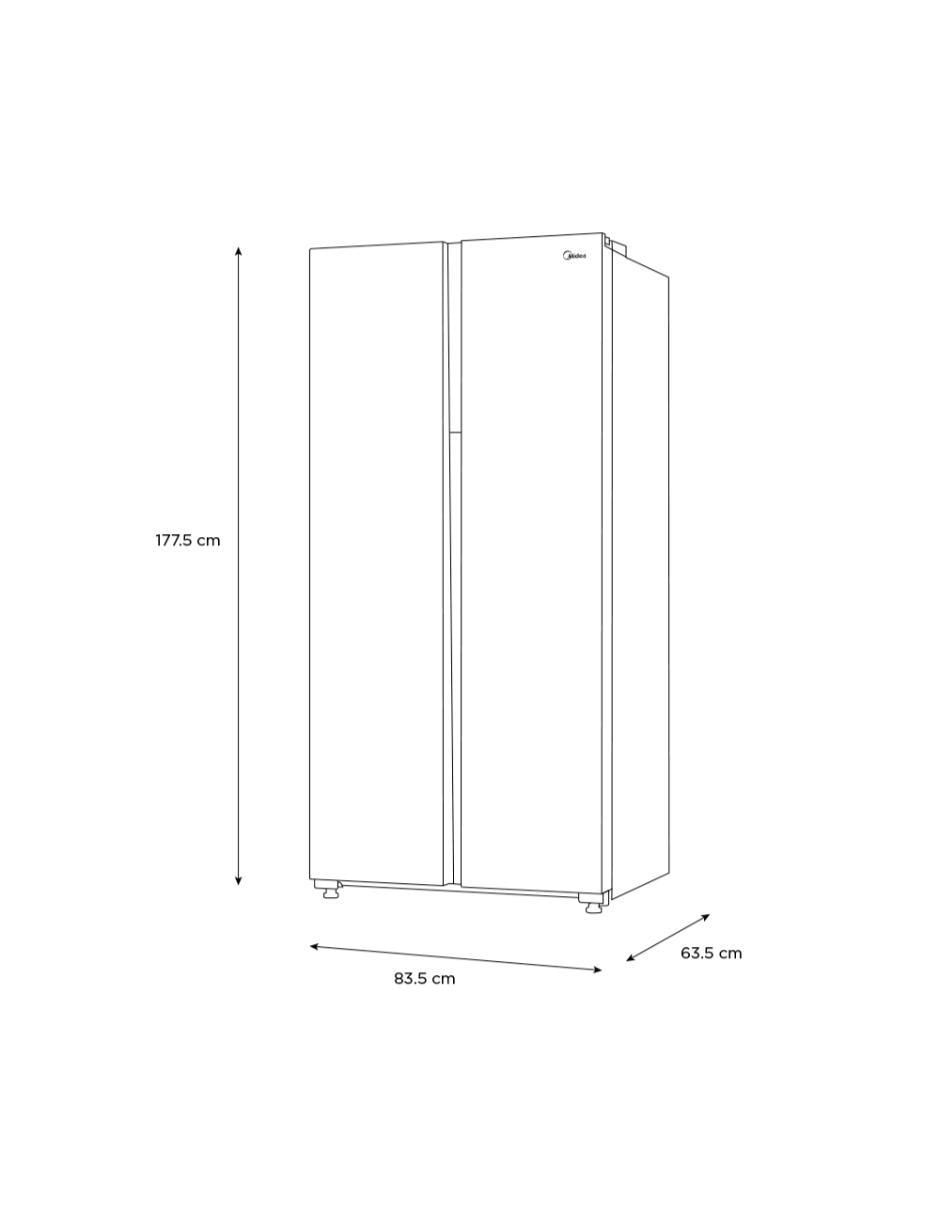 Refrigerador dúplex 17 pies cúbicos inverter y frost mdrs619fgm46 10