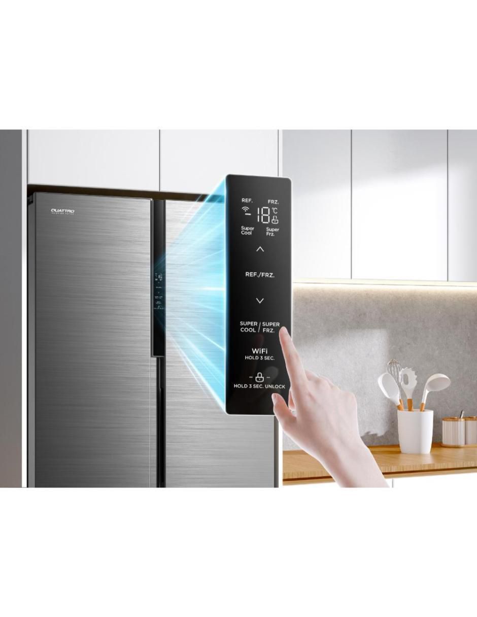 Refrigerador dúplex 17 pies cúbicos inverter y frost mdrs619fgm46 4