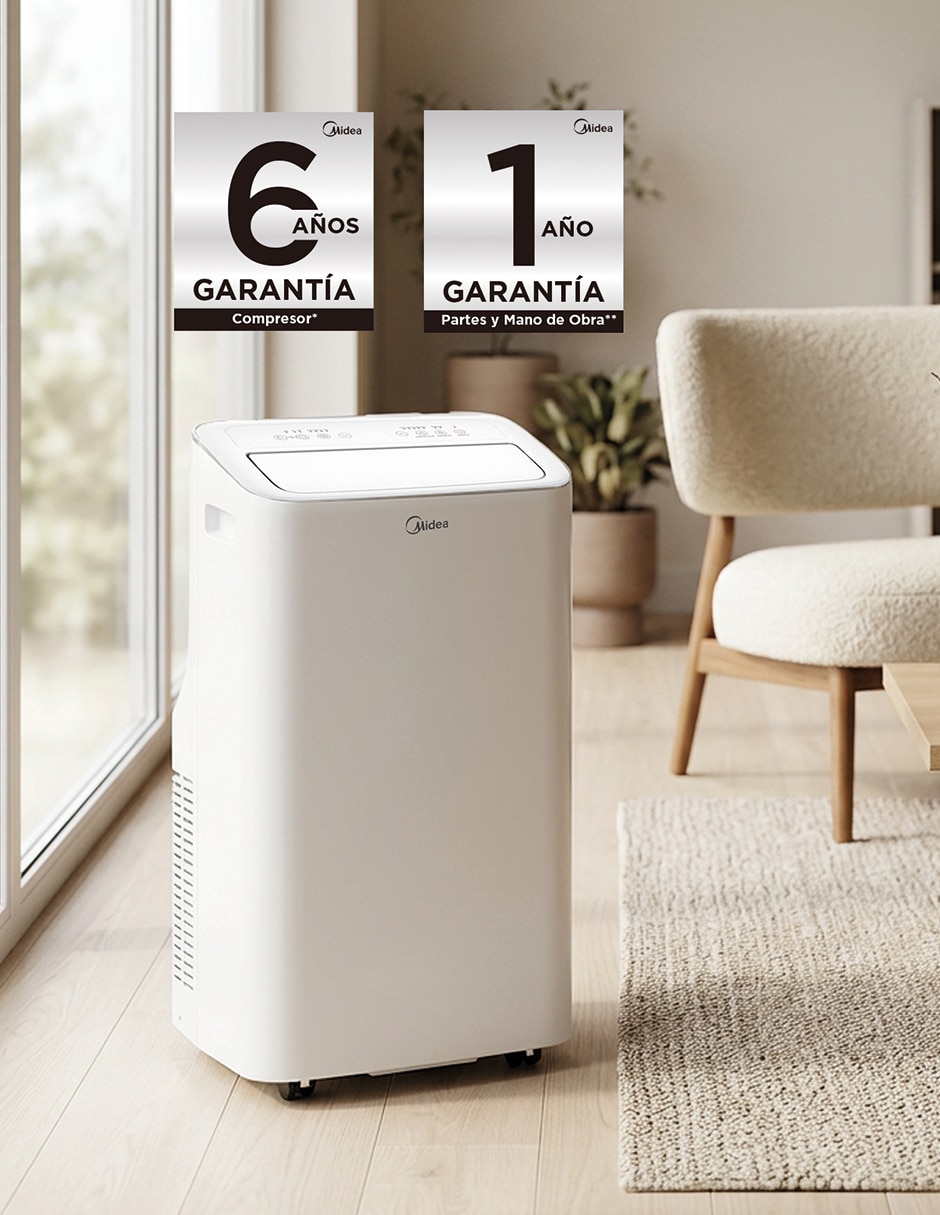 Aire acondicionado portátil Midea Frío y calor 12000 BTU MAP14H1PXP 100 V