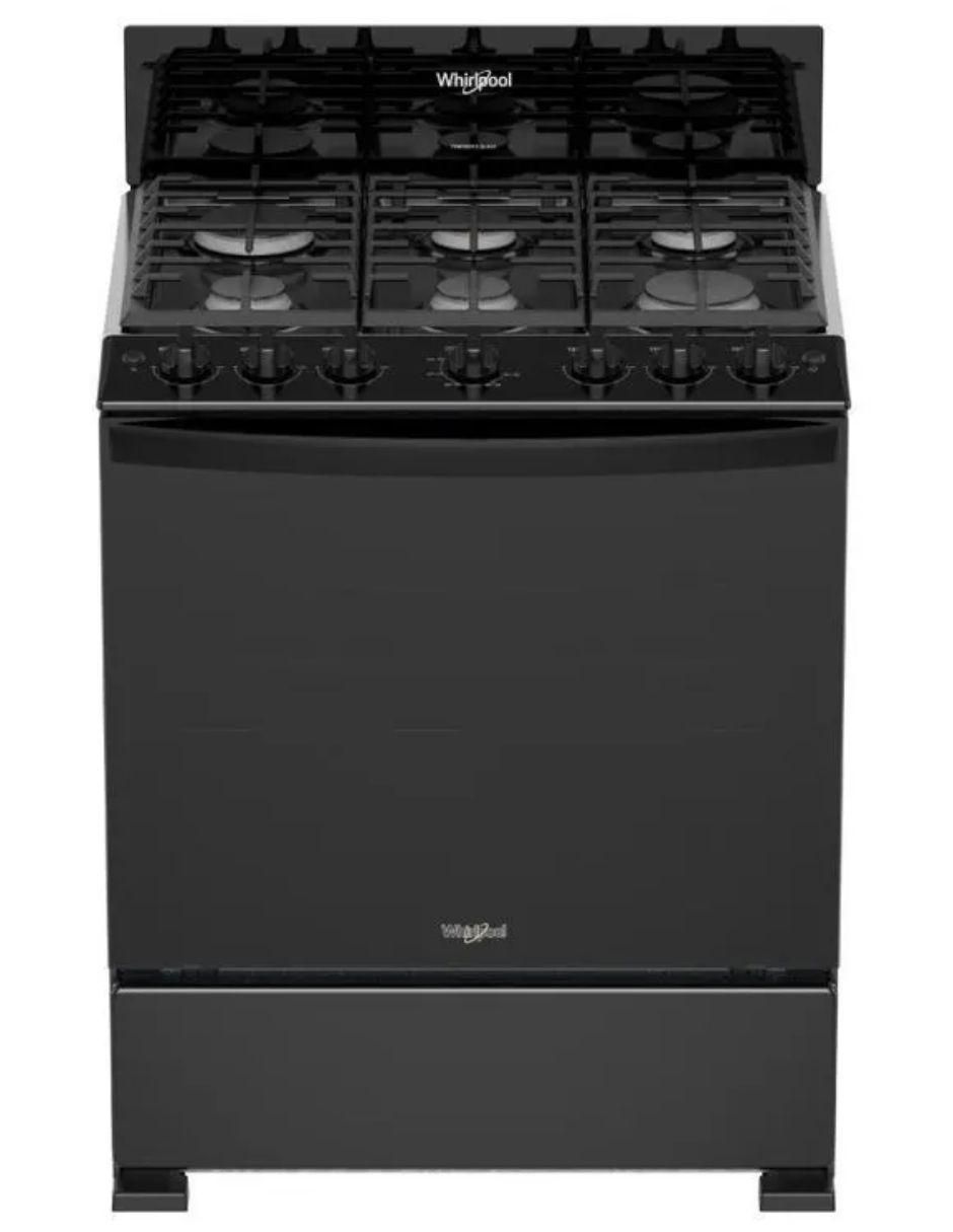 Estufa de piso a gas lp 76.2 cm WFR3400B 30" NGO de 6 quemadores 1