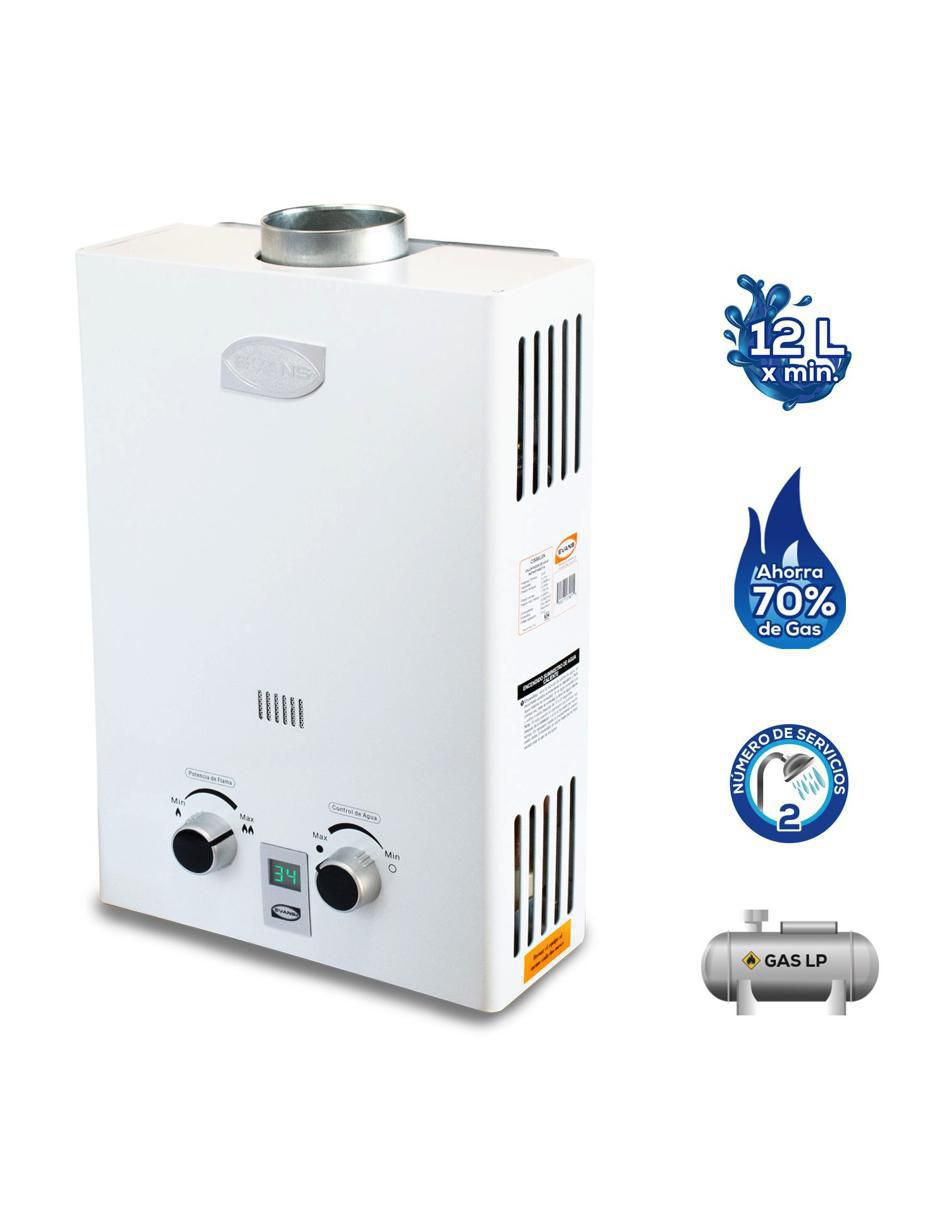 Calentador instantáneo CISS12L 12 L gas lp Calentador instantáneo CISS12L 12 L gas lp