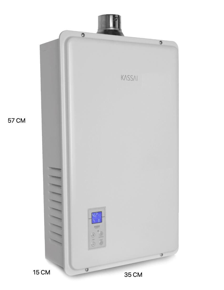 Calentador instantáneo KASPRO-16P 16 L gas lp 3