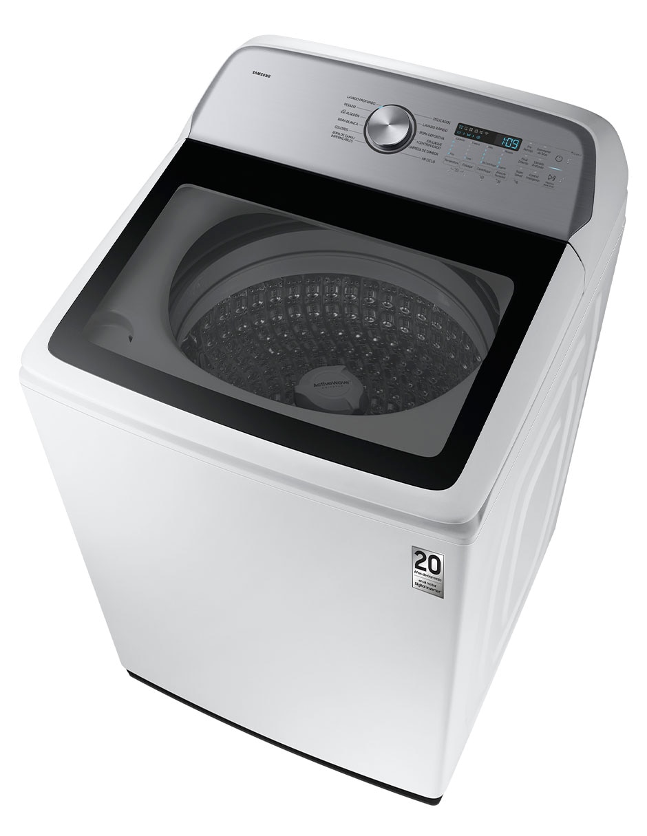 Lavadora Samsung 25 kg automática carga superior WA25DG5505AWAX