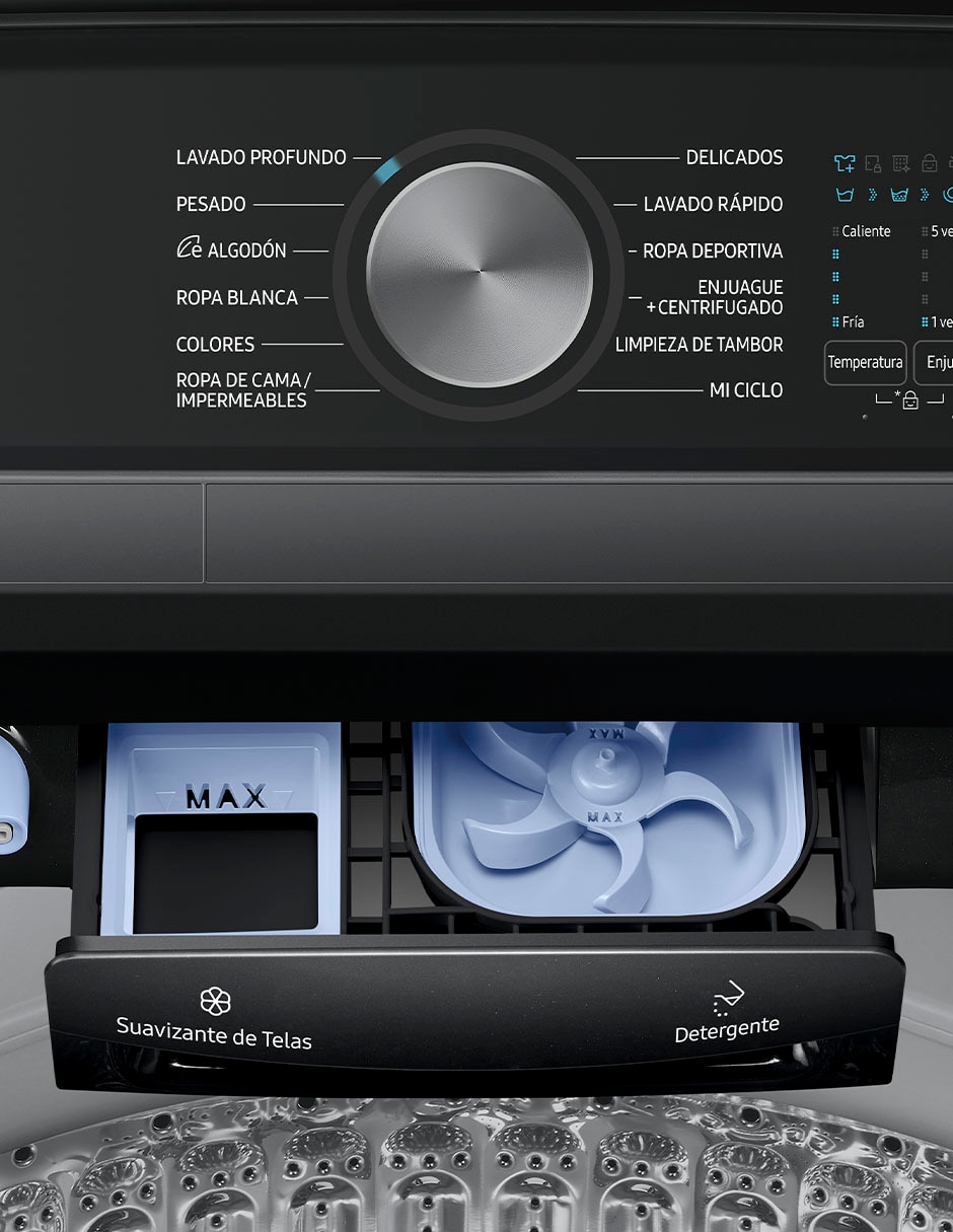 Lavadora Samsung 25 kg automática carga superior WA25DG5505AVAX