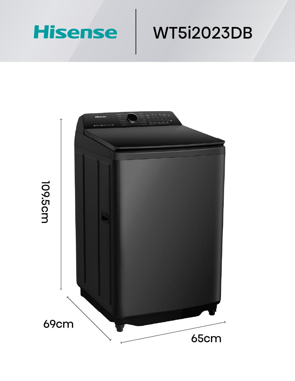 Lavadora 20 kg automática carga superior wt5i2023db 17