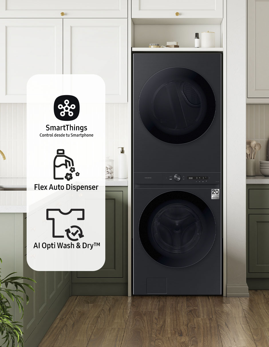 Centro de lavado Samsung de gas 26 kg WH26DBH700GVAX