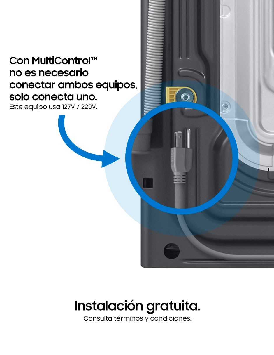 Centro de lavado Samsung de gas 26 kg WH26DBH700GVAX