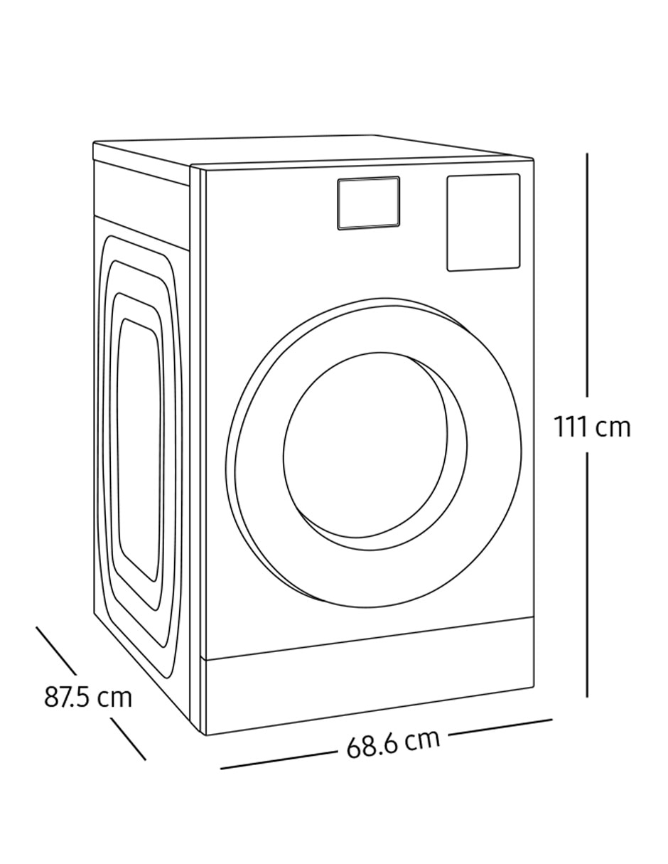 Lavasecadora eléctrico 26 kg 15 kg 9