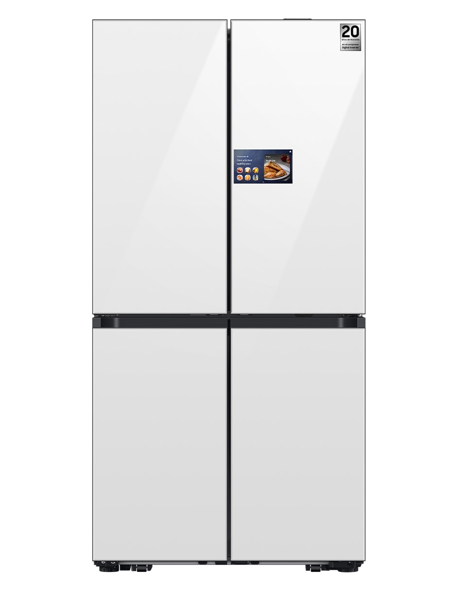 Refrigerador French door Samsung 23 pies cúbicos inverter y fábrica de hielo RM90F66CDWEM