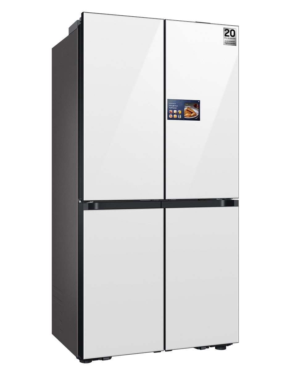 Refrigerador French door Samsung 23 pies cúbicos inverter y fábrica de hielo RM90F66CDWEM
