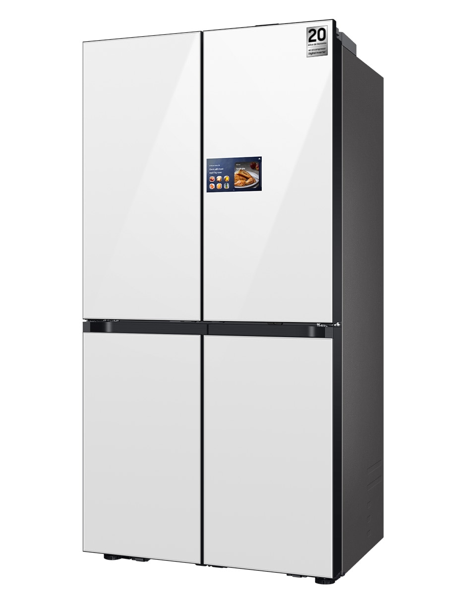 Refrigerador French door Samsung 23 pies cúbicos inverter y fábrica de hielo RM90F66CDWEM