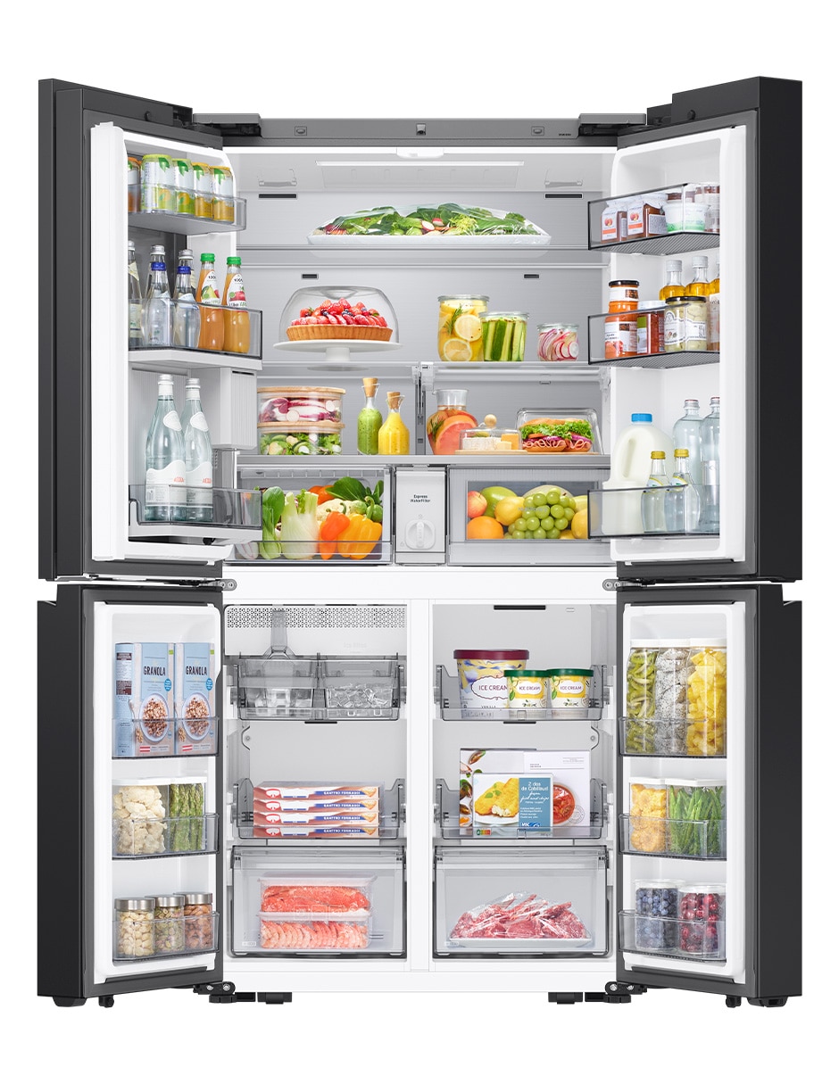 Refrigerador French door Samsung 23 pies cúbicos inverter y fábrica de hielo RM90F66CDWEM