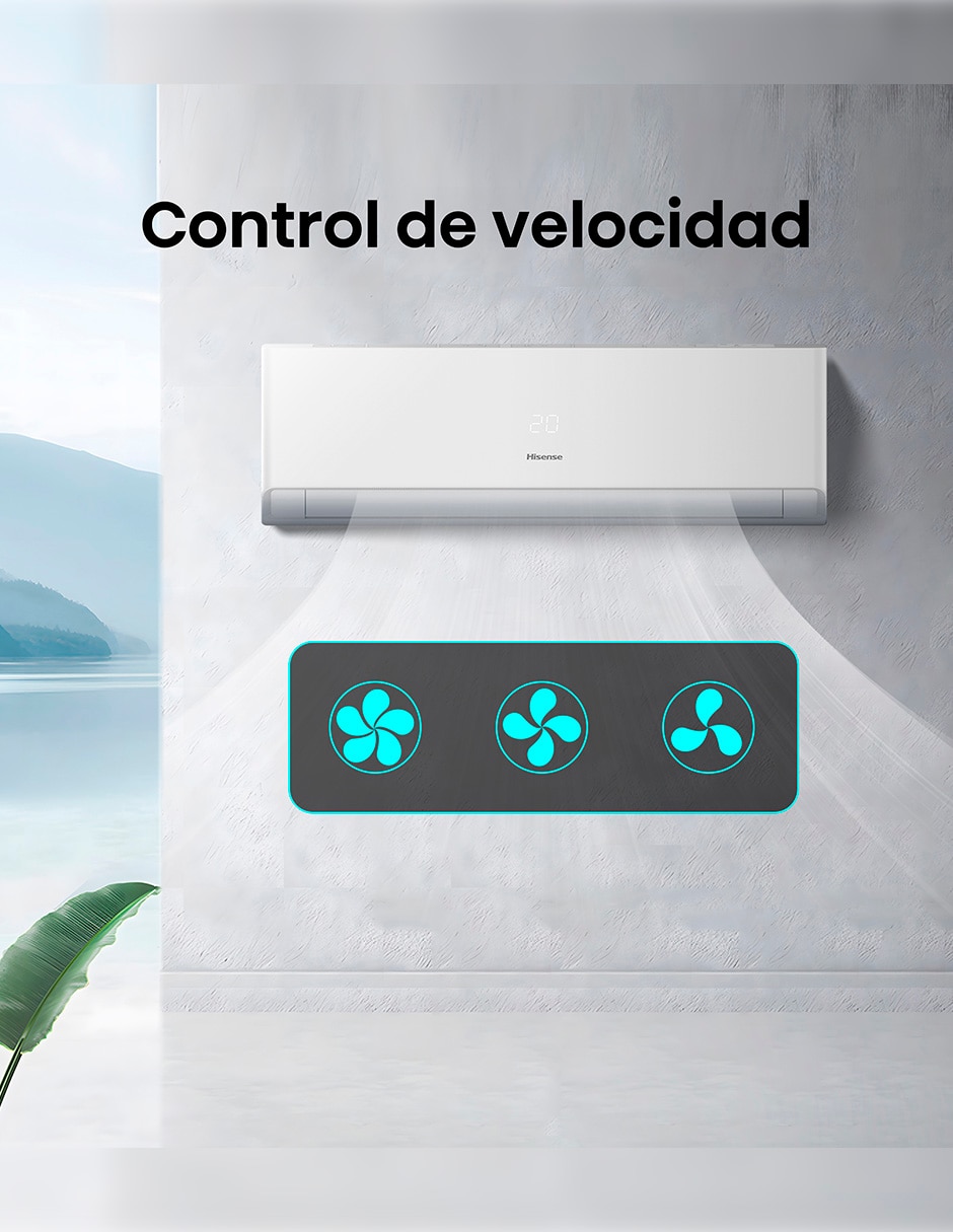 Aire acondicionado mini split inverter No aplica Frío 12000 BTU HS.A.12.110F.ART121KAW 9