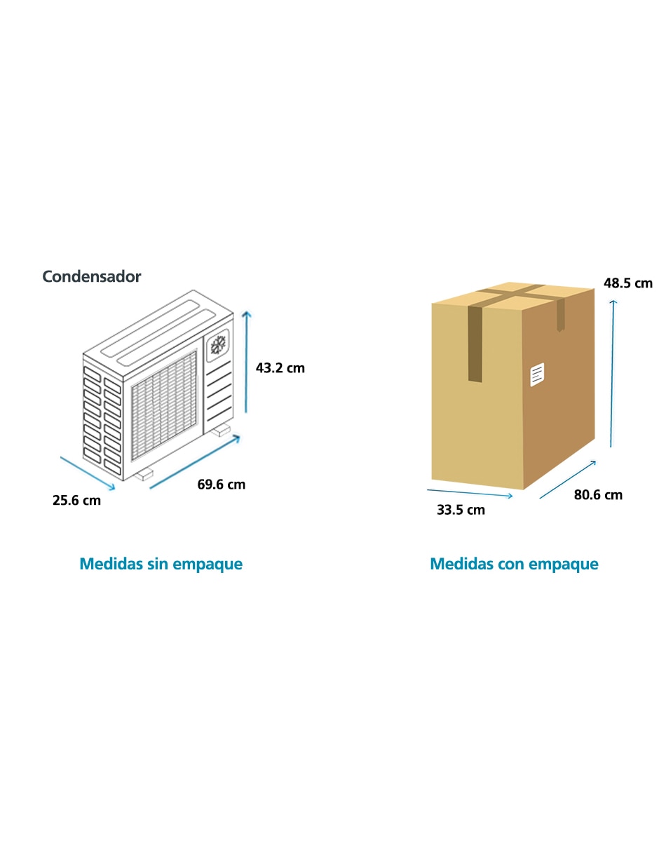 Aire acondicionado mini split inverter Mabe Frío y calor 12000 BTU MMI12HABWCA32M2 115 V