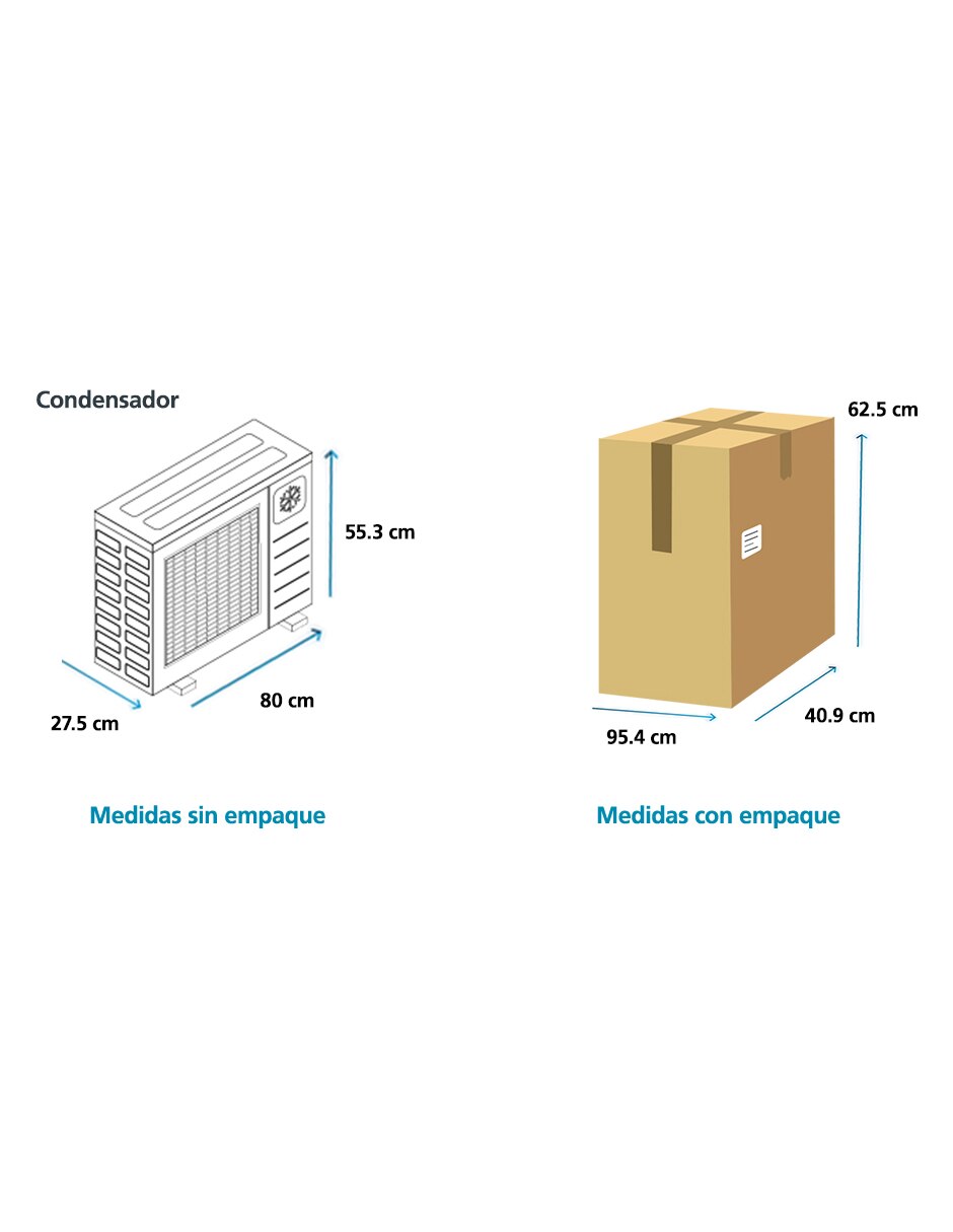 Aire acondicionado mini split Mabe Frío y calor 18000 BTU MMT18HDBWCAM3 220 V