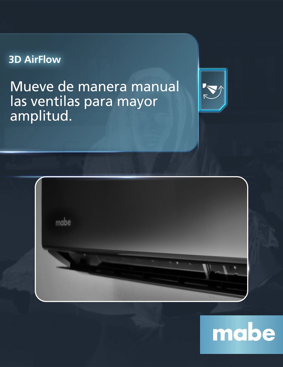 Aire acondicionado mini split inverter Frío y calor 12000 BTU MMI12HDBWCA32M2 220 V 2