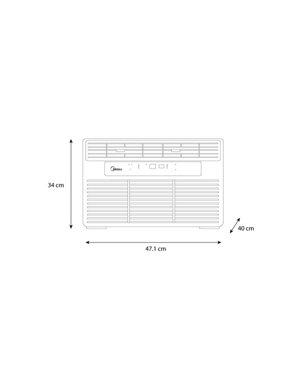 Aire acondicionado de ventana Frío 8000 BTU MAW08C1OUK 100 V 4