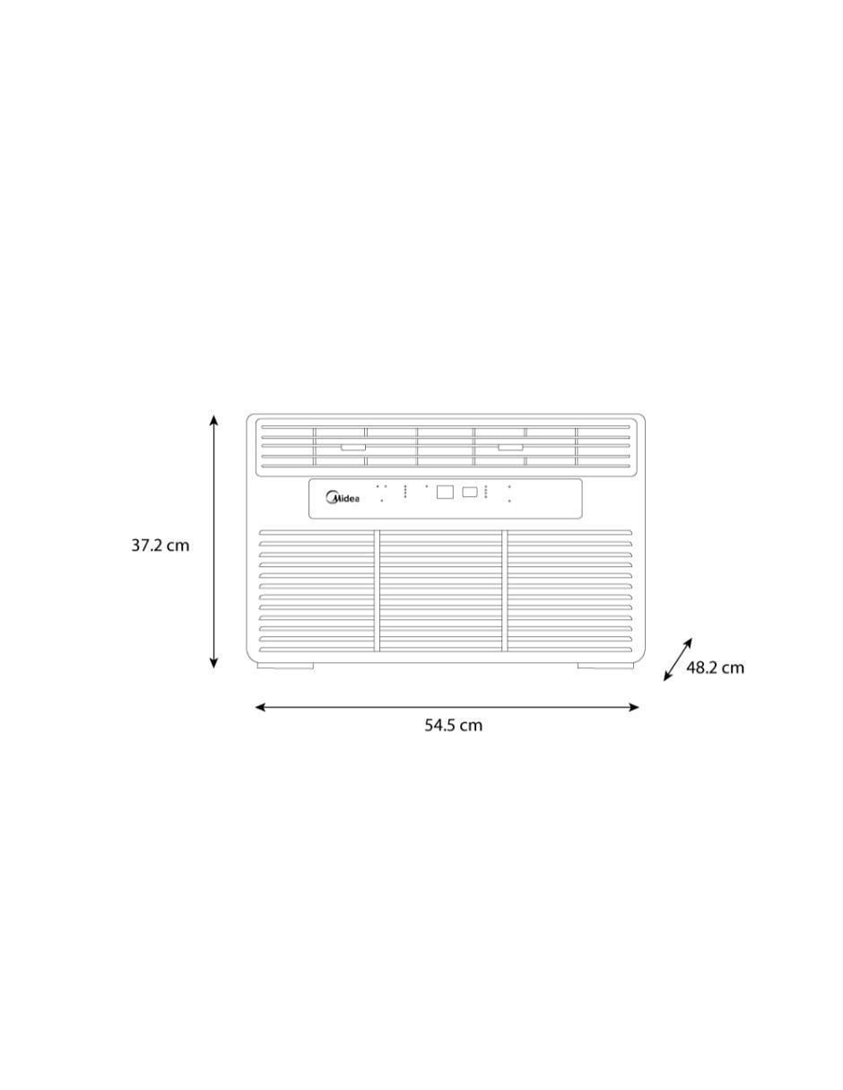 Aire acondicionado de ventana Frío 12000 BTU MAW12C1OUK 100 V 4