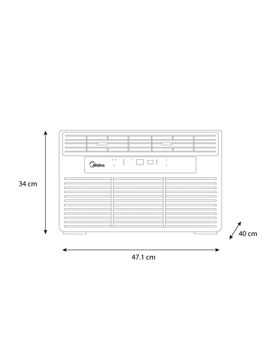Aire acondicionado de ventana frío 12000 btu maw12c1ouk 100 V 7