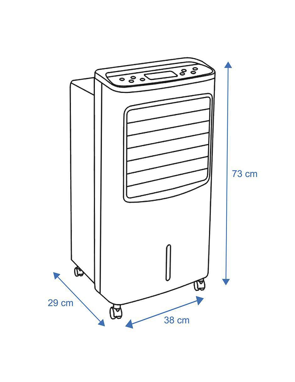 Enfriador evaporativo Dace Frío y calor DA1LBC-1015DS 100 V 7